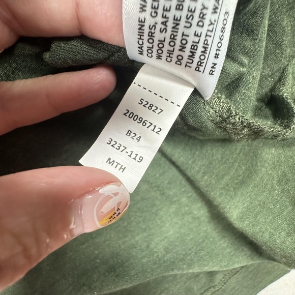 Duluth Dry And Mighty Hoodie Tunic Womens Large Green Wool Lightweight Outdoor - Picture 7 of 11